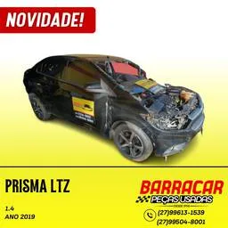 SUCATAChevrolet Prisma 2019 1.4 Ltz Aut. 4p  PARA RETIRADA DE PEÇAS